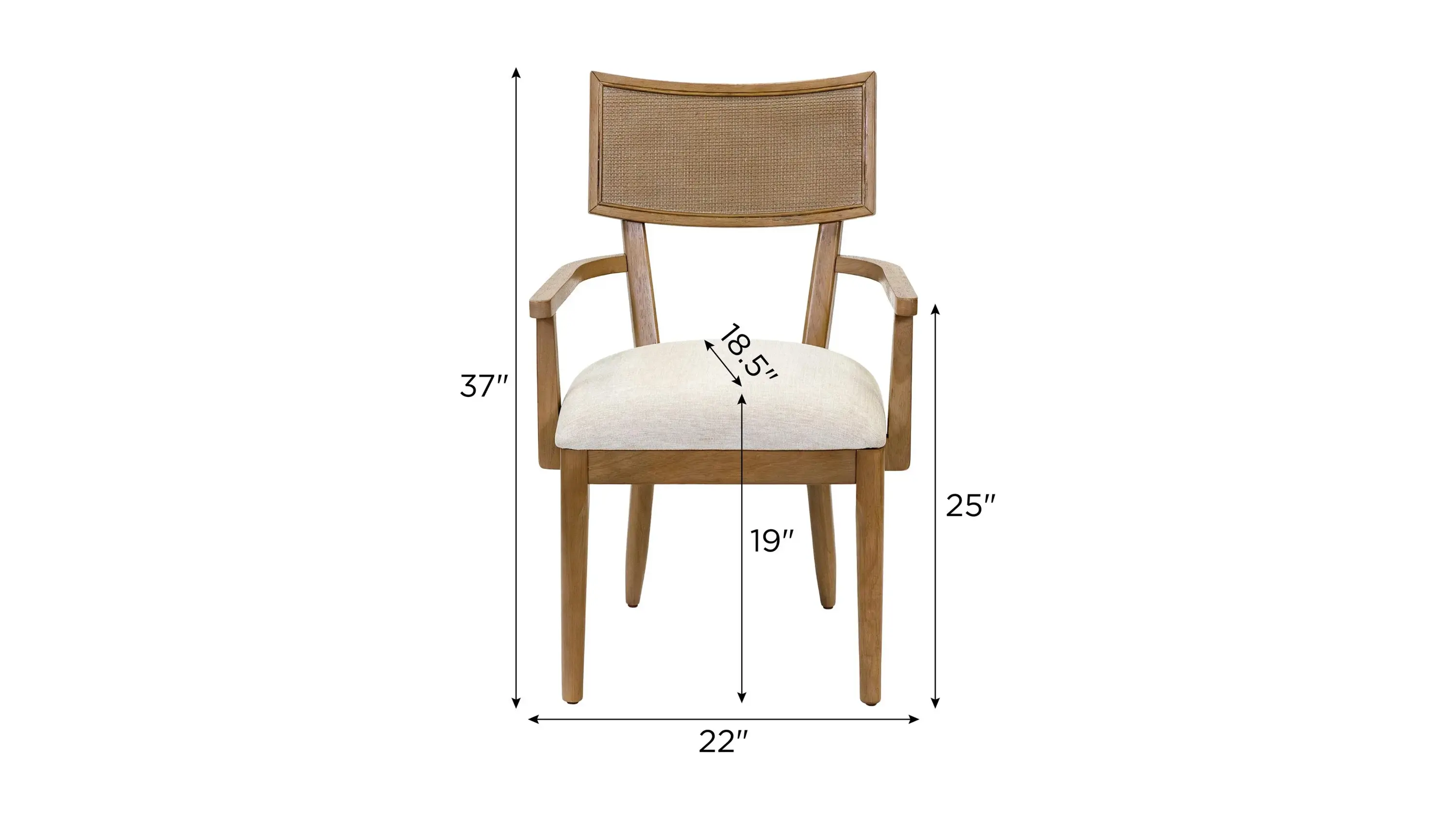 Quincey Dining Armchair - Set of 2 - Thumbnail 4