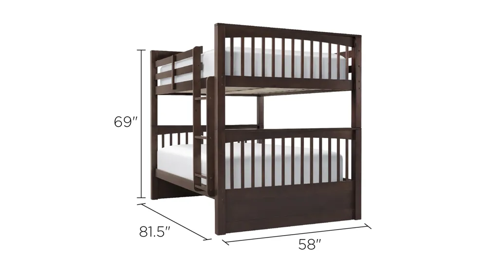 Jordan Bunk Bed Dimensions