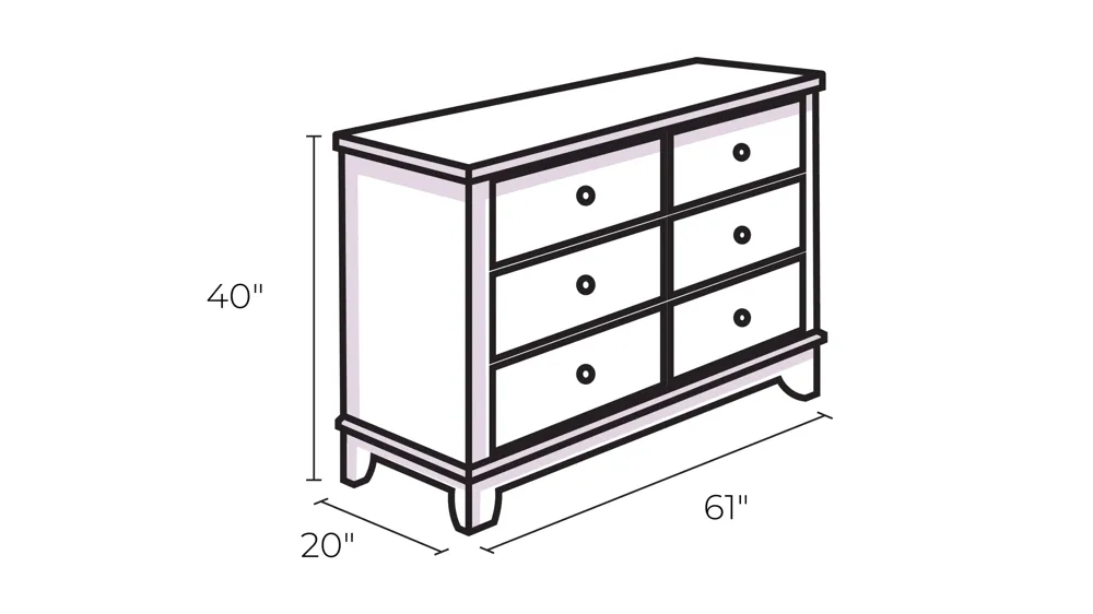 Surancha Dresser Dimensions