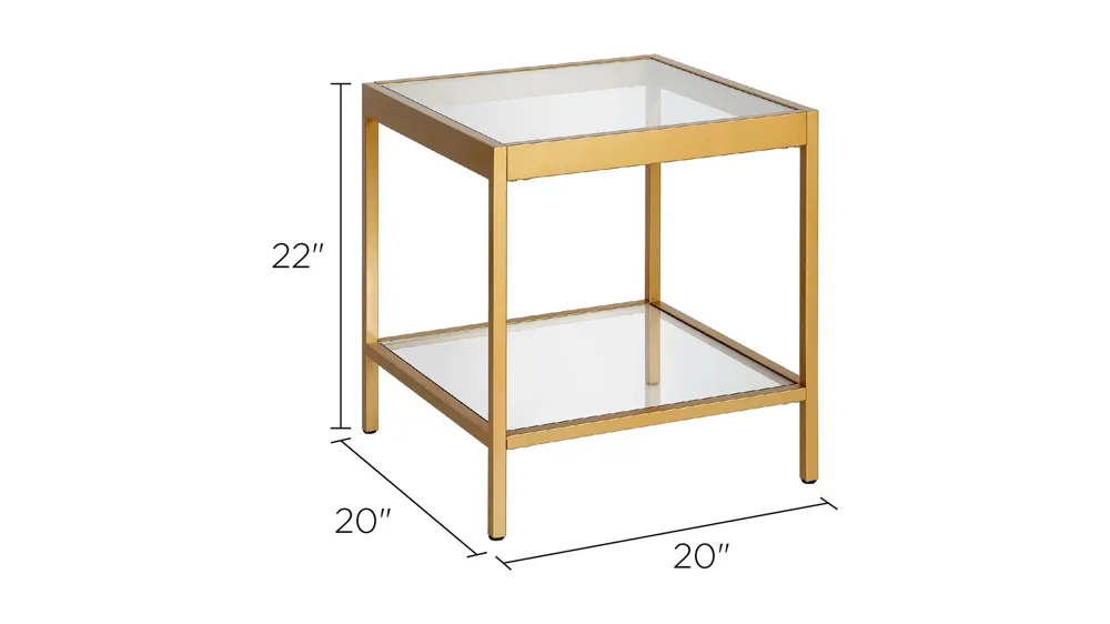 Alexis Square Side Table Dimensions