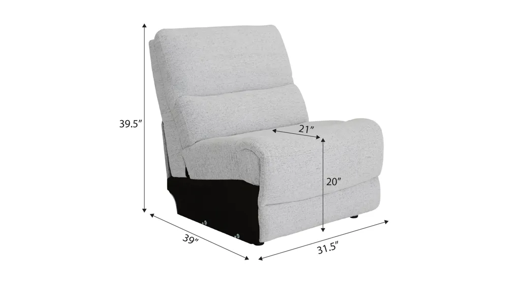 Miller Armless Chair Dimensions