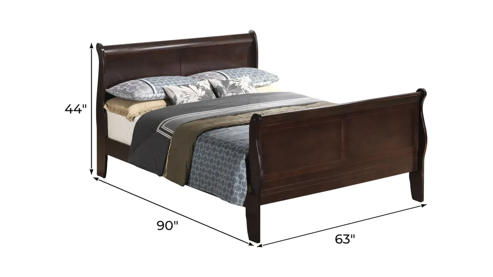 Rossie Sleigh Bed Dimensions