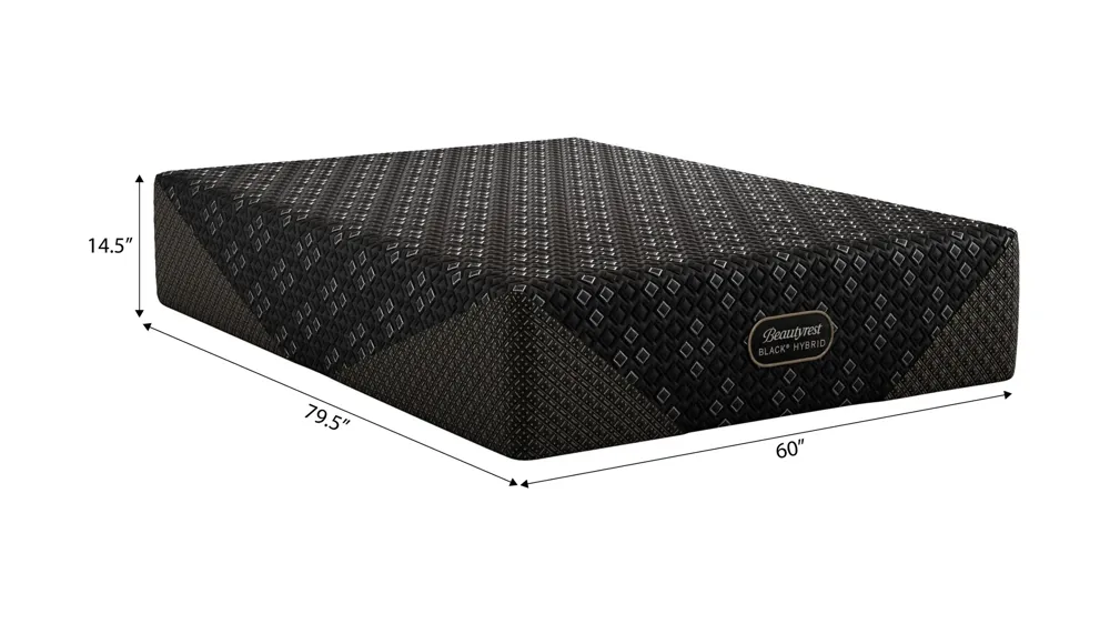 Beautyrest Black Hybrid  Series Three XCS Firm Mattress Dimensions