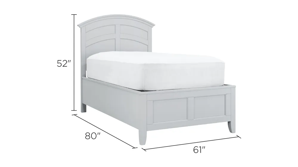 Kylie Youth Platform Bed Dimensions