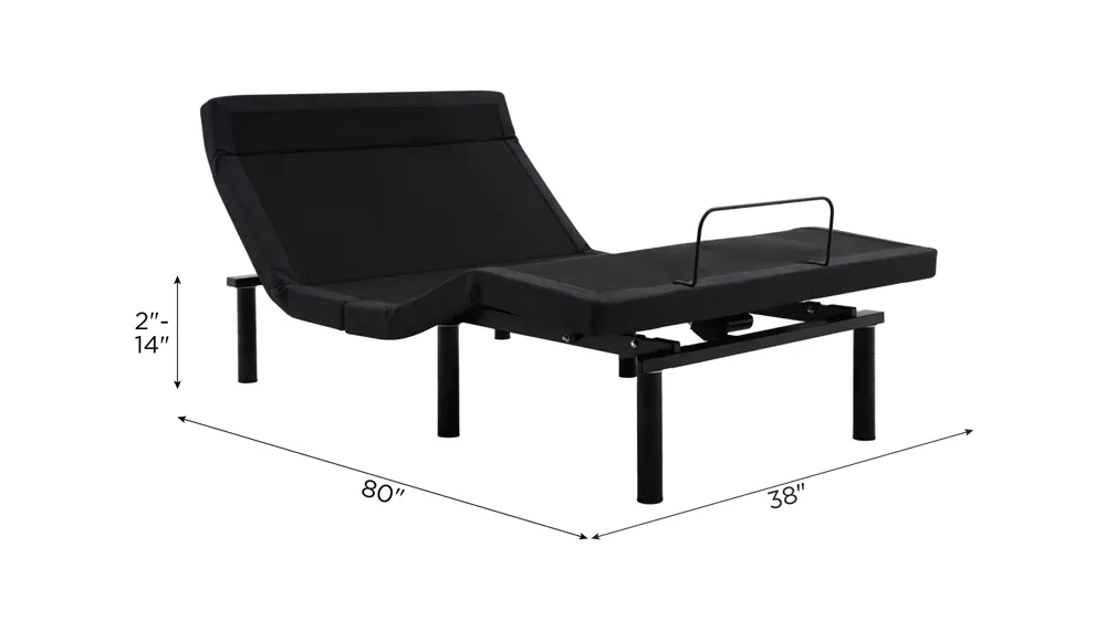 Baselogic Platinum Adjustable Base Dimensions