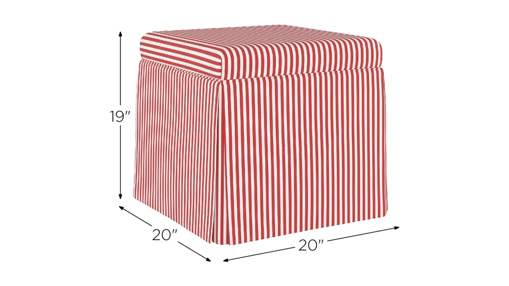 Merry Storage Ottoman Dimensions