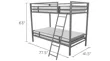 Novogratz Maxwell Twin over Twin Bunk Bed