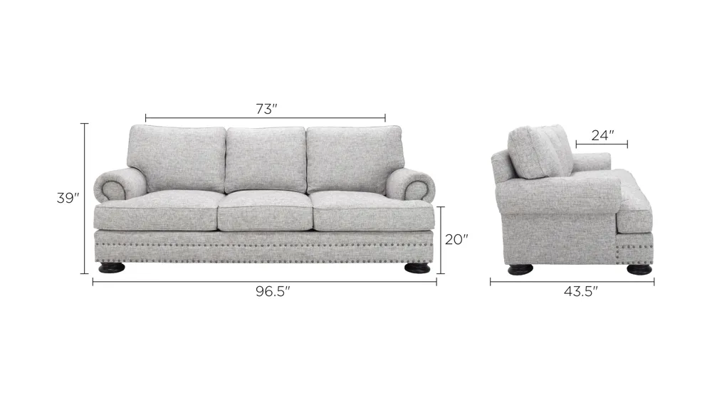 Foster II Sofa Dimensions