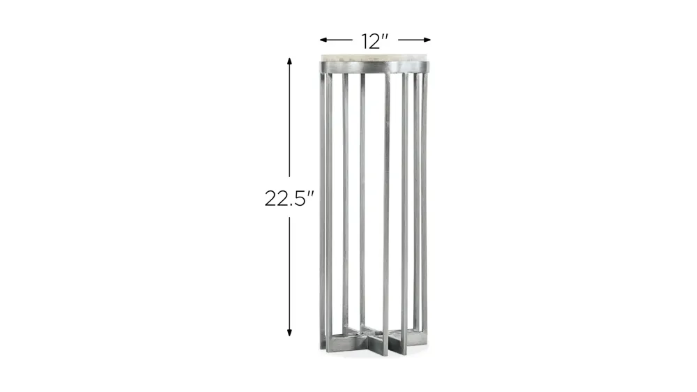 Melange Marin 32in Accent End Table Dimensions