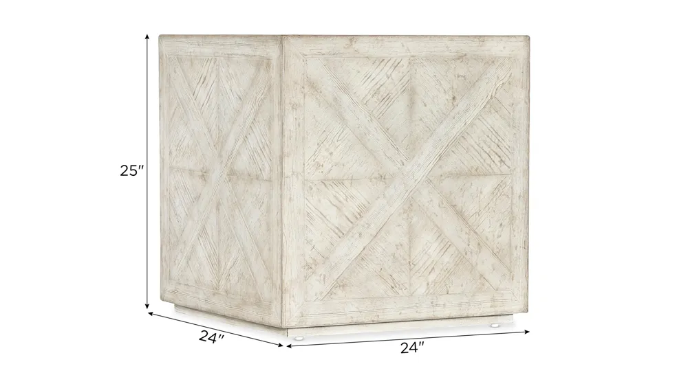 Commerce & Market Block Buster End Table Dimensions
