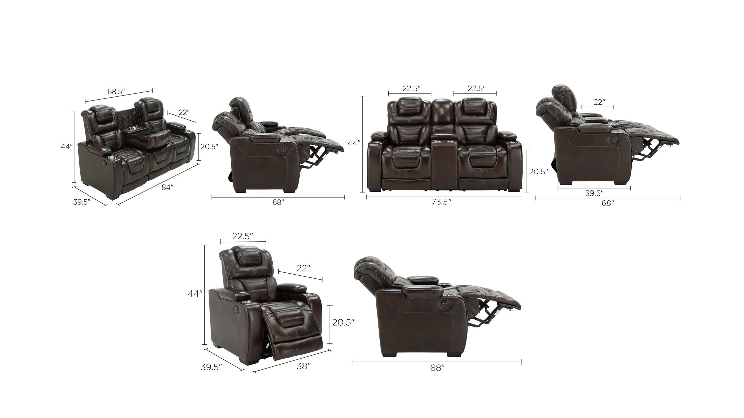 Othello Dual Power Living Room Set | Raymour & Flanigan
