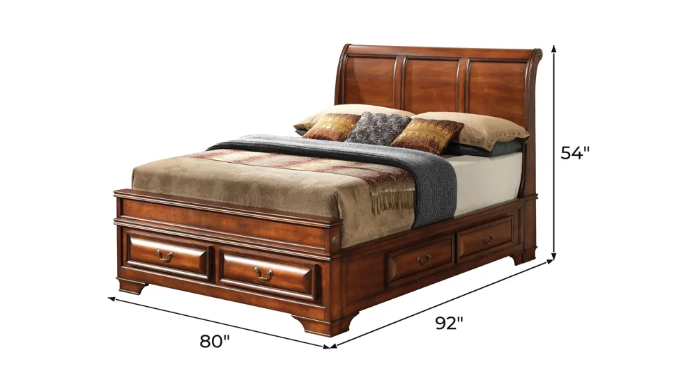 Sarasota Sleigh Bed Dimensions