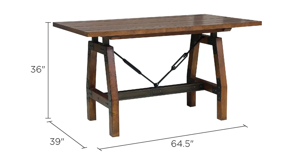 Dayton Counter Height Dining Table Dimensions
