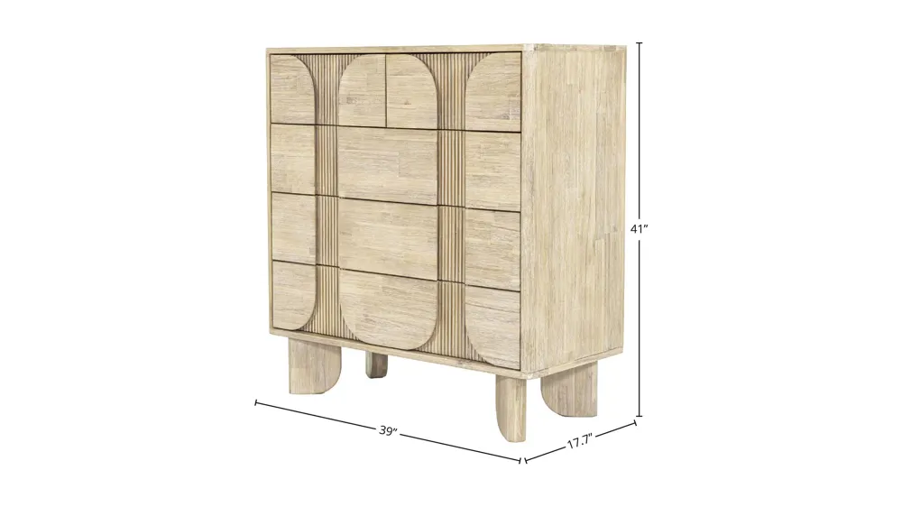 Haru 5 Drawer Chest Dimensions