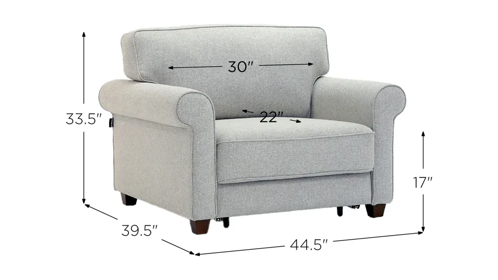 Casey Cot Chair Sleeper Dimensions