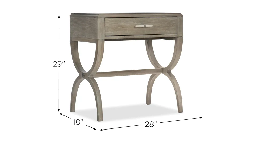 Affinity Leg Nightstand Dimensions