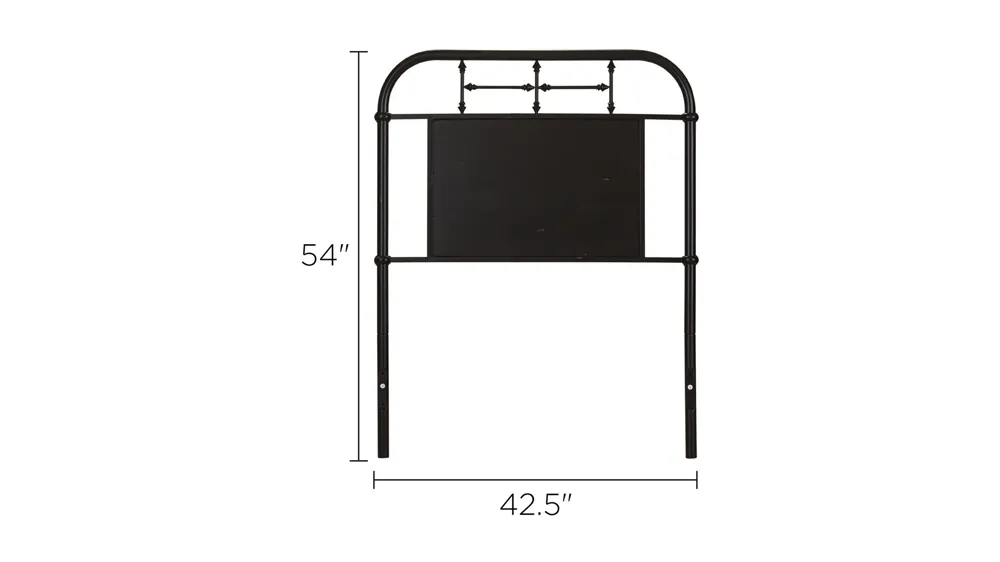 Vintage Series Metal Headboard Dimensions