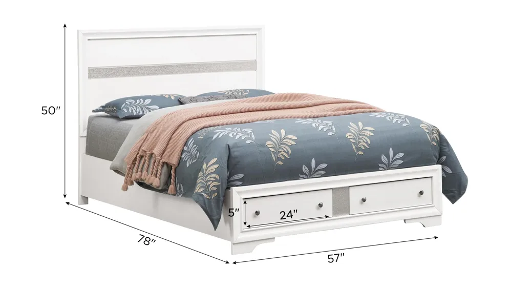 Madrid Storage Bed Dimensions