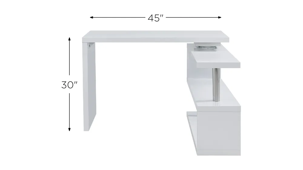 Yates Multifunctional Corner Desk Dimensions