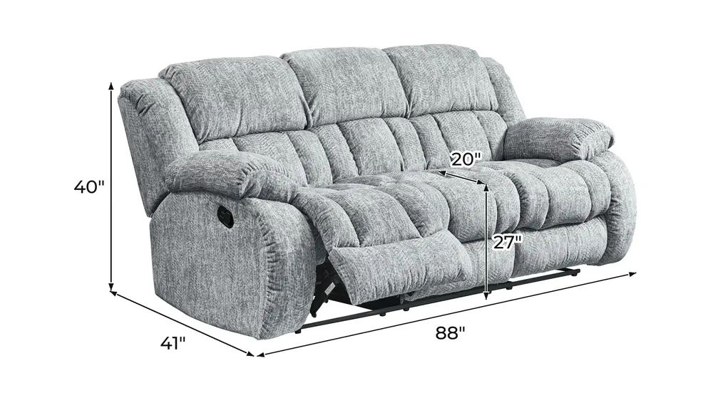 Monterey Reclining Sofa Dimensions