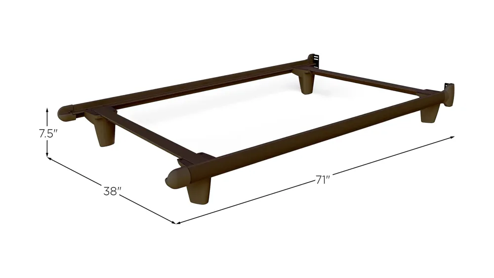 Embrace Bed Frame w/ Glides Dimensions