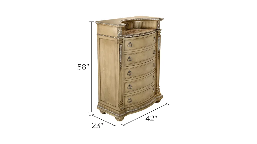 Wilshire Bedroom Chest Dimensions