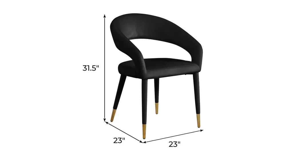 Destiny Dining Chair - Set of 2 Dimensions