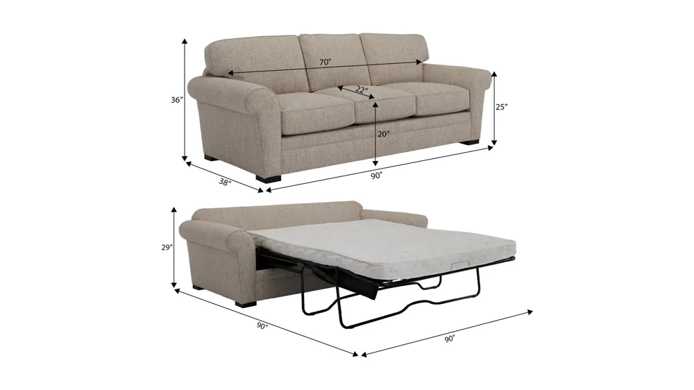 Artemis III Queen Sleeper Dimensions