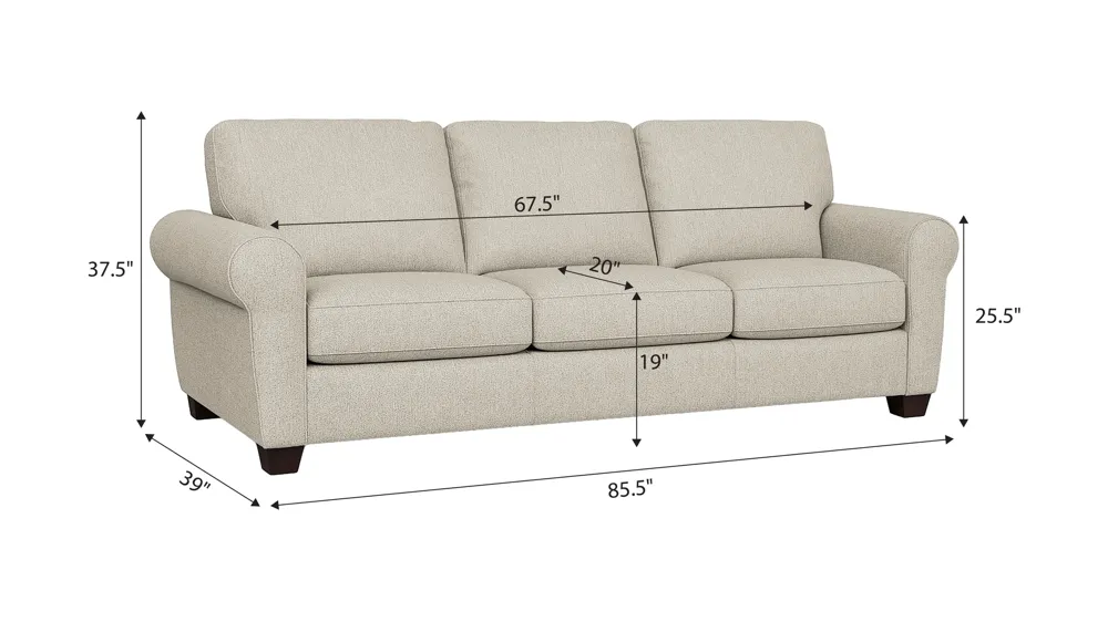 Calabria Queen Sleeper Dimensions