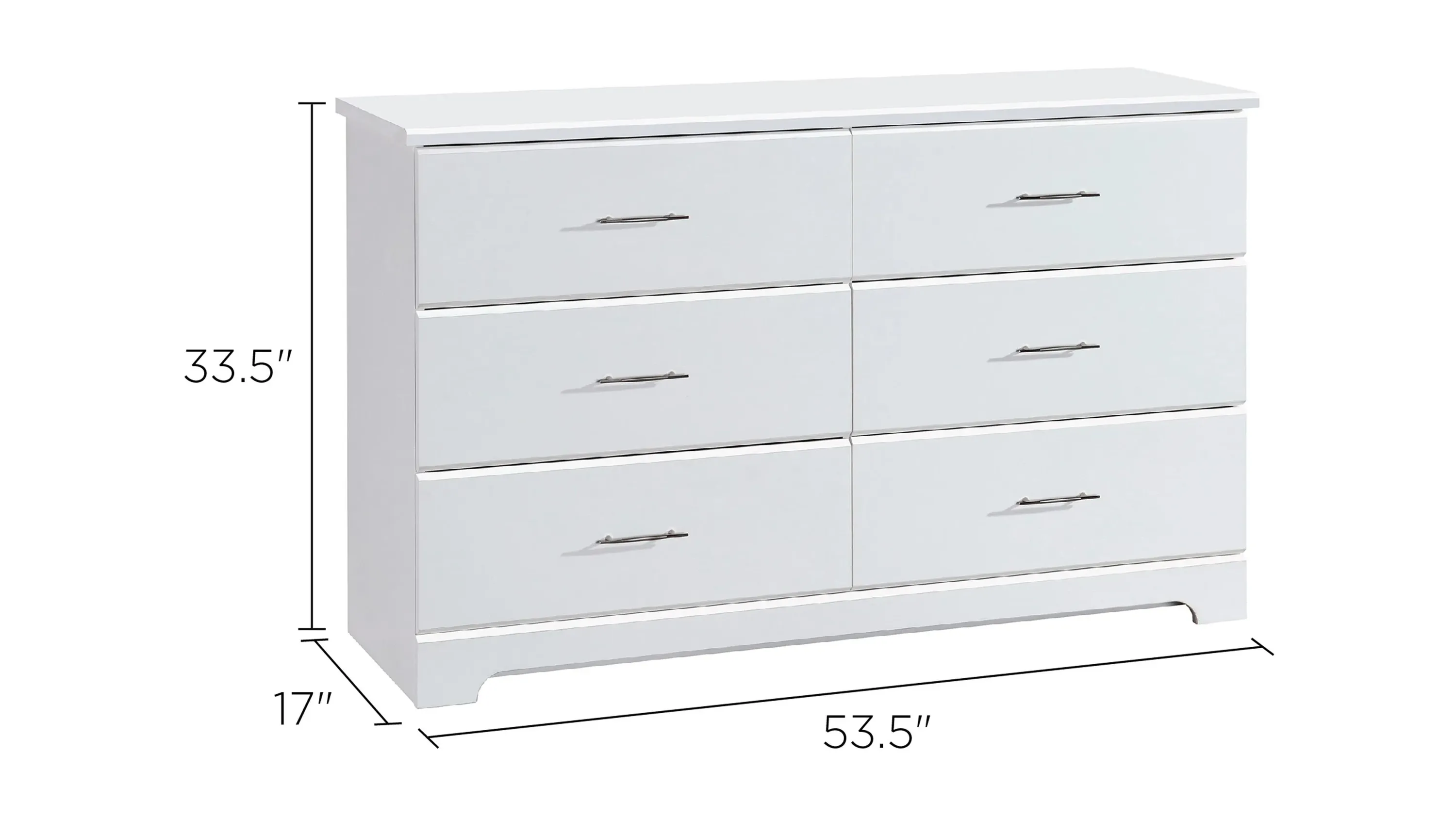 Brooks 6 Drawer Dresser | Raymour & Flanigan | Raymour & Flanigan
