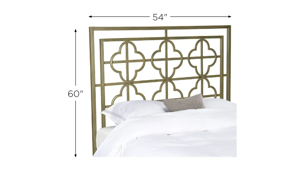 Lucinda Francais Metal Headboard Dimensions