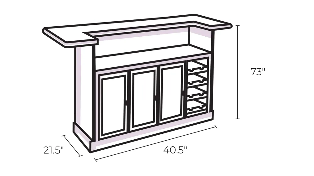 Rogue Valley Wine Cabinet Dimensions