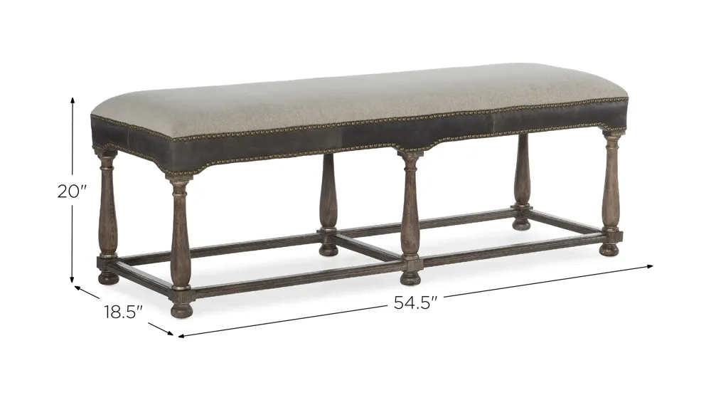 Woodlands Bed Bench Dimensions