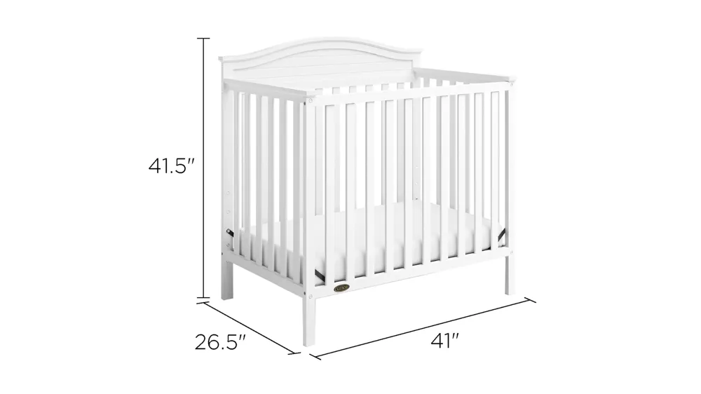Graco Stella 4-in-1 Convertible Mini Crib Raymour Flanigan