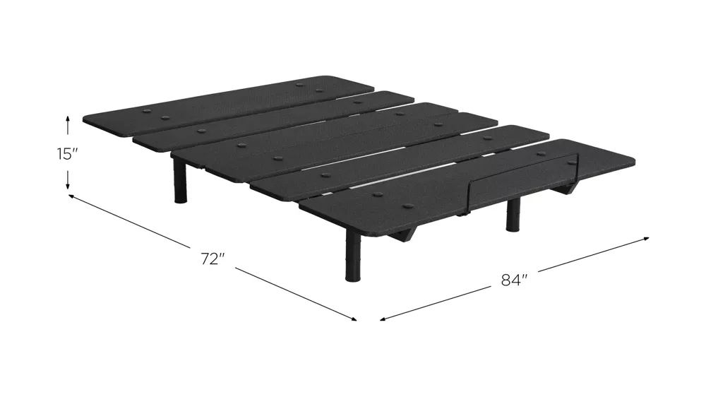 BEDGEAR Flex L Adjustable Base Dimensions