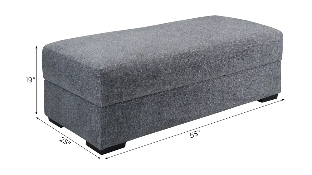 Sundera Storage Ottoman Dimensions