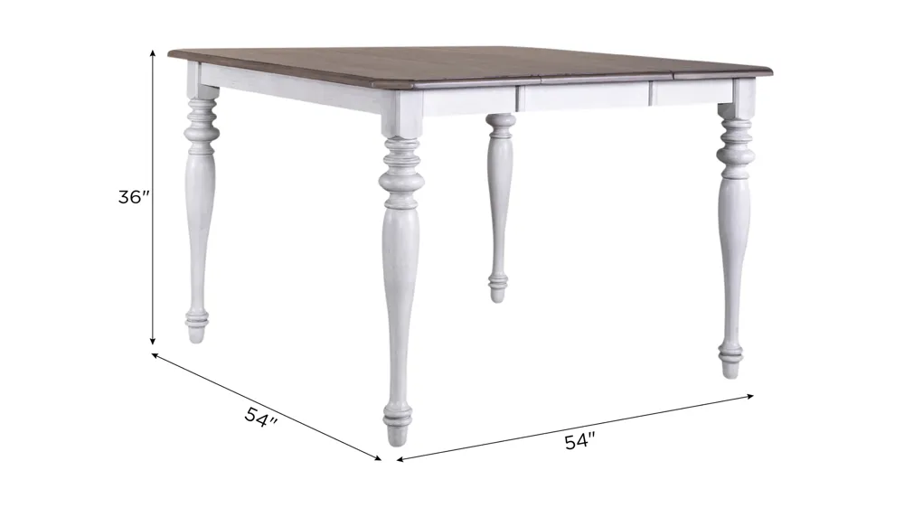 Ocean Isles Gathering Table Dimensions