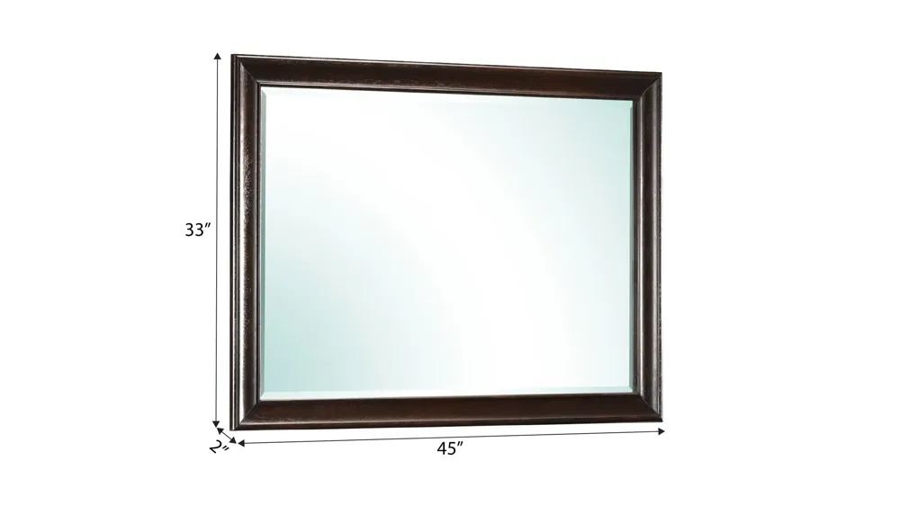 Sarasota Bedroom Dresser Mirror Dimensions