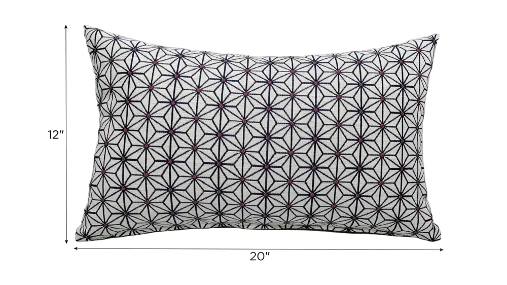 Kimberly Ann Designs Lumbar Pillow - Set of 2 Dimensions