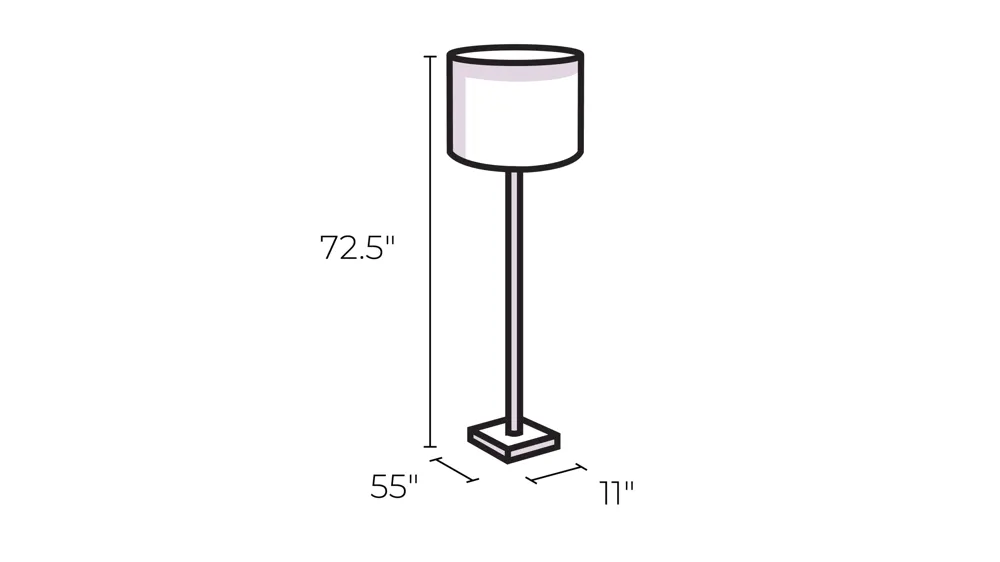 Bond Floor Lamp Dimensions