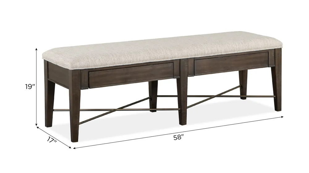 Westley Falls Bench Dimensions