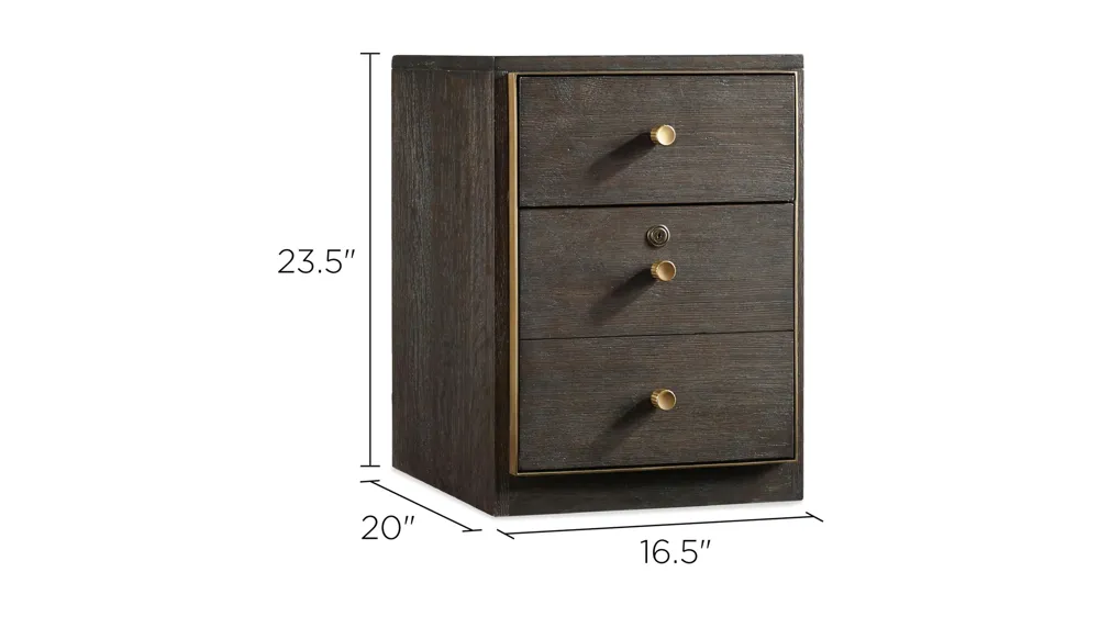 Curata Mobile File Cabinet Dimensions