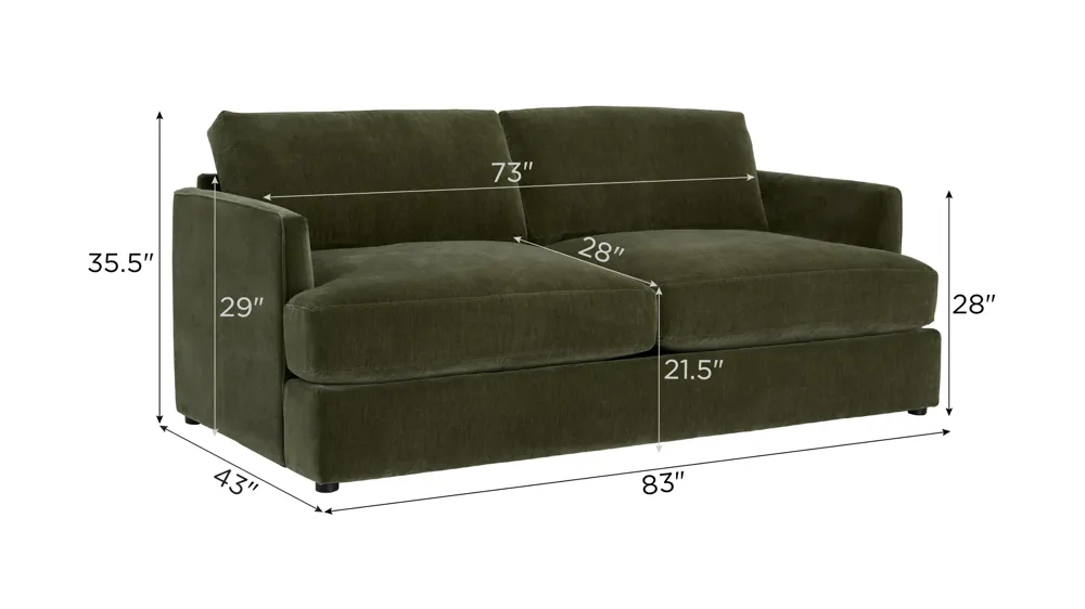 Everest Sofa Dimensions