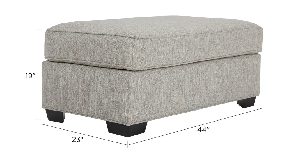 Wellsley Chair and a Half Ottoman Dimensions