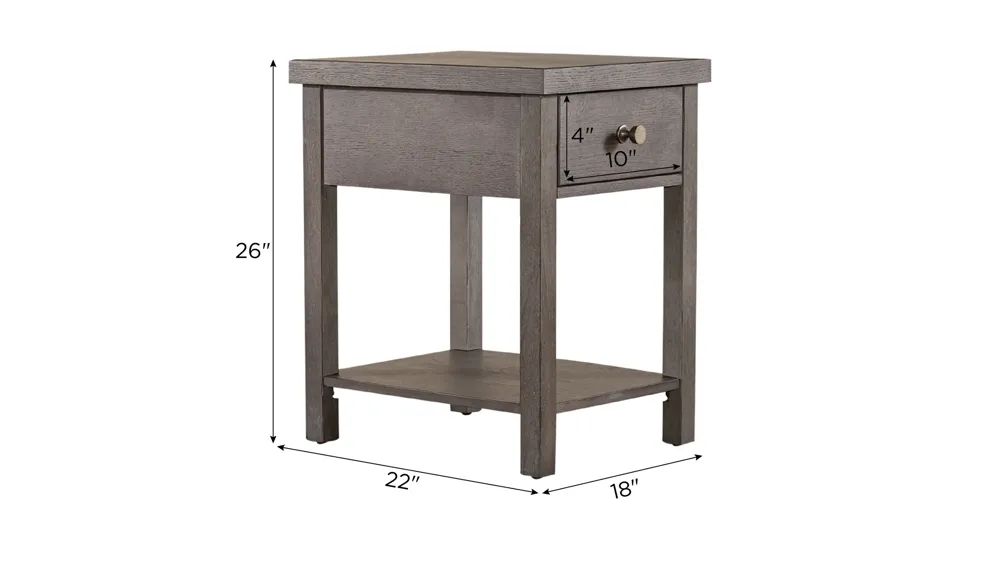 Marguerite Chair Side Table Dimensions