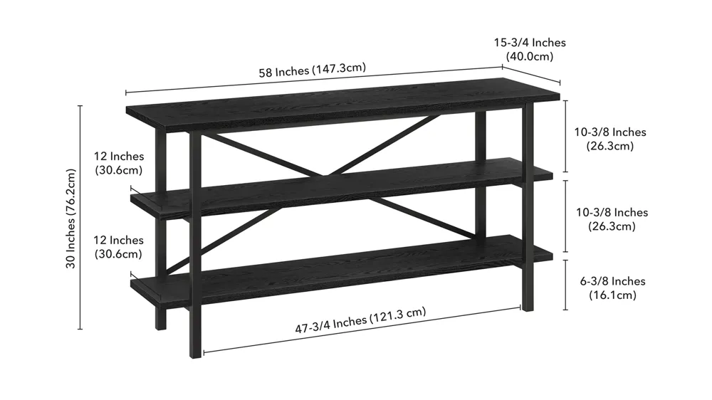 Holloway TV Stand Dimensions