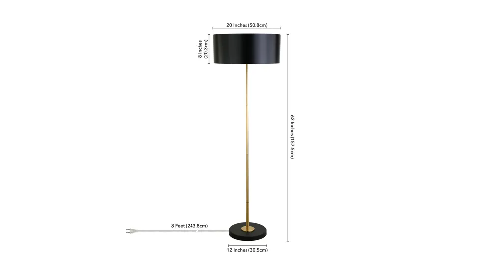 Hoffman Floor Lamp Dimensions