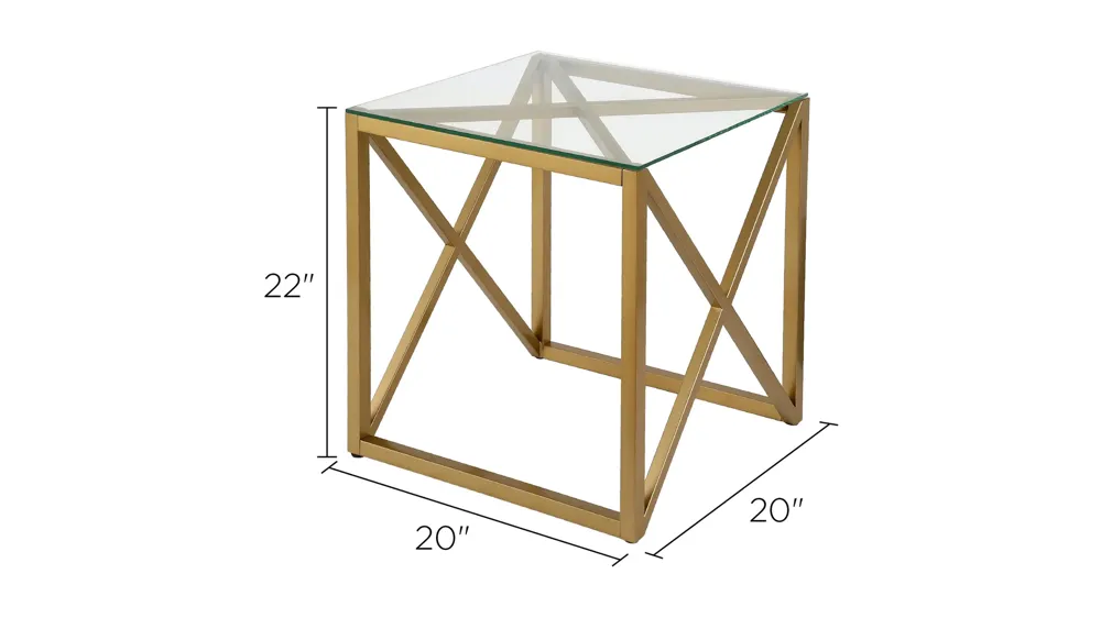 Doreen Square Side Table Dimensions