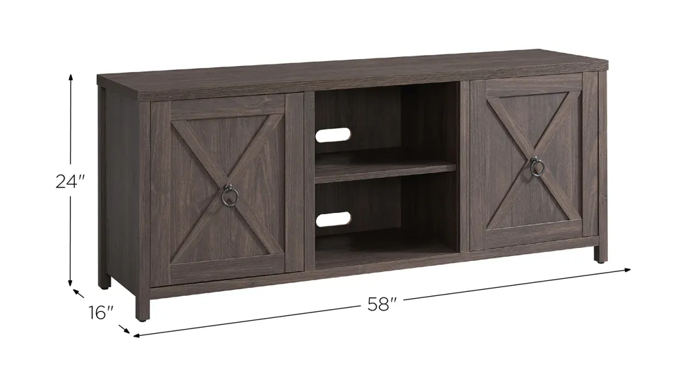 Taylor 58" TV Stand Dimensions