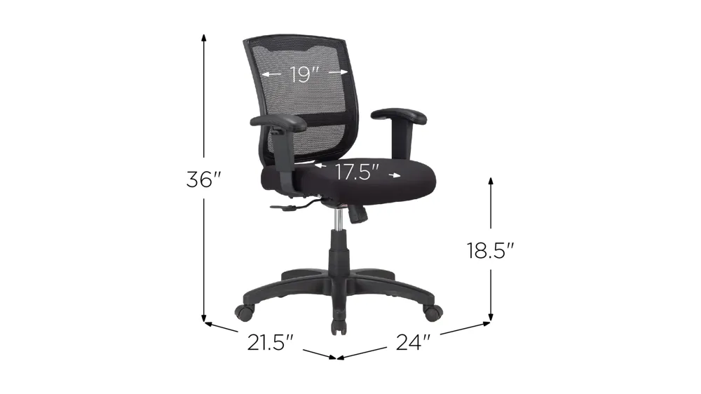 Maze Office Chair Dimensions